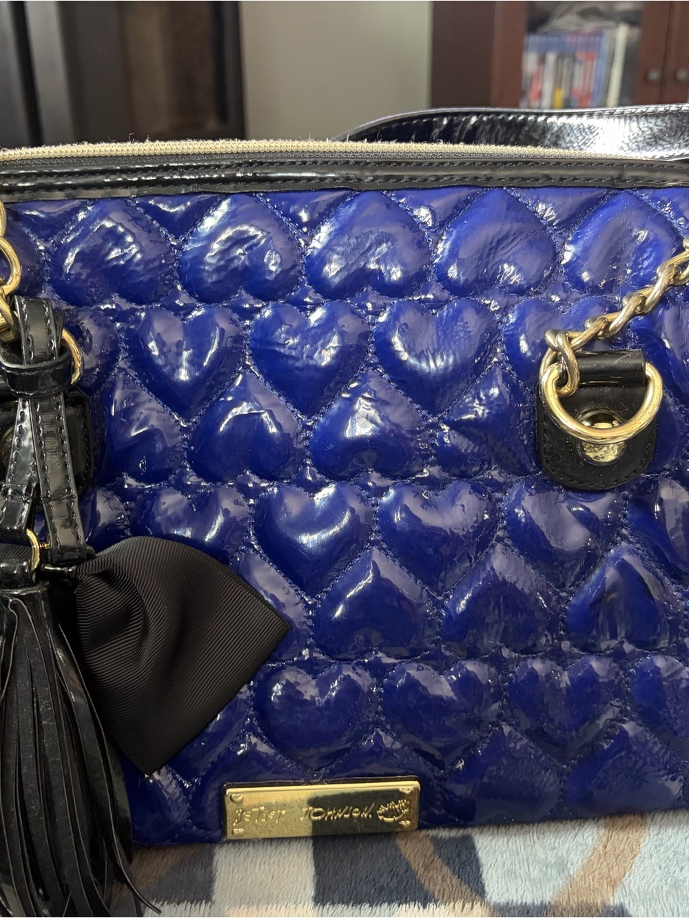 Betsy Johnson Blue Purse